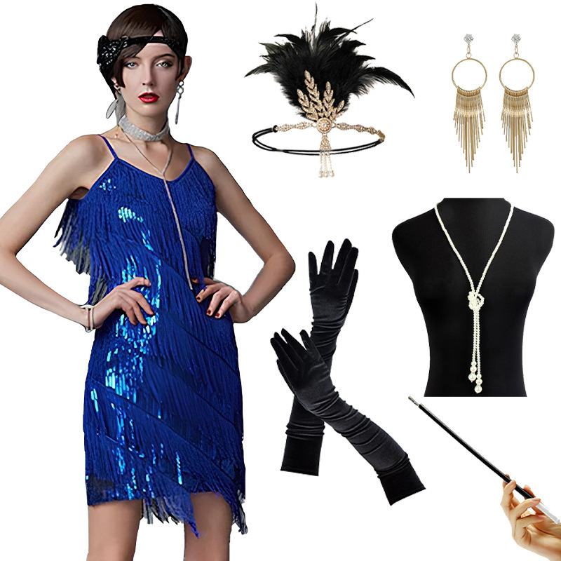 Bleu [Ensemble d'accessoires pour jupe]