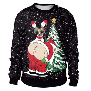 Cartone animato Streetwear uomo natale felpa con cappuccio tinta piena stampa di sublimazione di natale Sport felpe con cappuccio 3D cane Wordy felpe con cappuccio per gli uomini - Product Image 6