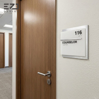 Panneau en acrylique personnalisé avec inscription tactile en braille pour bureaux et salles de bâtiments commerciaux