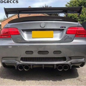 For 3 Series E92 M3 2005-2012 V Style Carbon Fiber Rear Lip Rear <b>Diffuser</b> Bumper Lip - Product Image 6