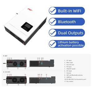 PBP 5500Kw híbrido incorporado MPPT inversor solar 48V 220V Onda Sinusoidale Pura Ac inversor de corriente - Product Image 2