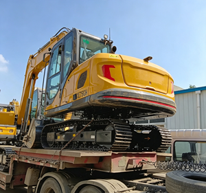 Excavatrice sur chenilles XE75GH jaune, godet de 0,35 m, forte puissance de creusement, machine compacte pour travaux de terrassement, garantie 1 an, roulement inclus - Product Image 4