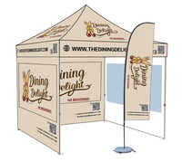 Maxcanopy Tente imperméable 10x10 10x15 10x20 Tentes en aluminium Gazebos 3x3m Tente de festival alimentaire robuste Tente pop-up personnalisée