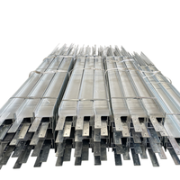 Poteaux de mur de soutènement en poutre H galvanisée laminée à chaud avec tiges filetées soudées |   Solution structurelle robuste de qualité Q235
