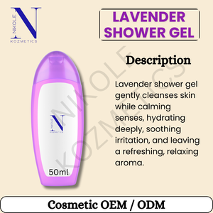 Gel Douche Lavande Doux Nettoyant Corporel Quotidien Parfum Rafraîchissant Hydratant Soin de la Peau Peau Douce Lisse et Éclatante - Product Image 6