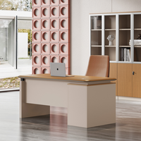 Fournisseur d'usine – Bureau de direction modulaire multifonctionnel en bois massif, de luxe, durable et moderne, en forme de L, pour PDG et dirigeants