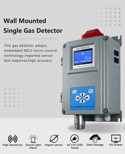 Labor verwendet Wand halterung Gasalarm Wasserstoff leck detektor h2 Gas monitor - Product Image 4