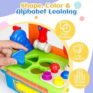 Puzzle pour enfants électrique famille outil Table bonbons couleur Simulation perceuse électrique démontage et assemblage ensemble jouets pour enfants - Product Image 3