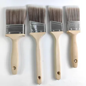 Stock de haute qualité pinceau manche en bois outil de peinture