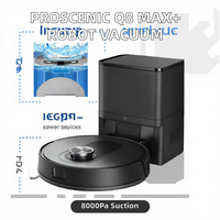 Aspirateur robot OEM LDS-SLAM avec aspiration >2499Pa, filtre HEPA, autonomie >180 min, station de vidage automatique, navigation LiDAR, utilisation hôtelière UE