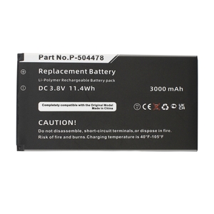สำหรับ ADT P-504478 3000mAh แบตเตอรี่สำรองเกรดพรีเมียมสำหรับซ่อมแซม คีย์แพดหน้าจอสัมผัส ได้รับมาตรฐาน CE RoHS จำนวนมาก - Product Image 5