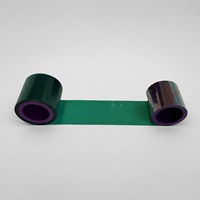 Ruban de codage à la cire résineuse flexible vert à excellente adhérence 40mm*600m pour le codage des sachets supplémentaires Videojet 6330