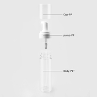 Bouteille moussante 100ml 120ml 150ml bouteille de pompe à mousse pet shampoing Lotion pour le corps bouteille en plastique avec pompe