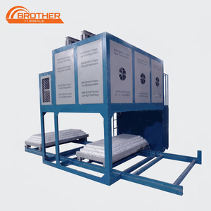 Four à résistance industriel BROTHER FURNACE 500 kg/h 2000 ° Traitement thermique en acier inoxydable avec deux plateformes et contrôle PLC - Product Image 1