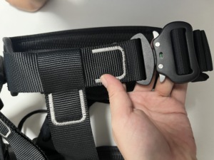 Imbracatura di sicurezza per aerei da viaggio completo cintura di sicurezza per cintura di sicurezza fibbia cintura paracadute arrampicata antincendio - Product Image 4