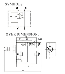 Katup periksa dioperasikan Pilot ganda, VBPDE CMP/FLV(OM) - Product Image 4