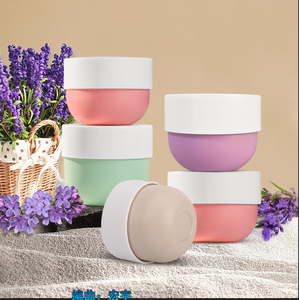 Sang Trọng <span class=keywords><strong>200Ml</strong></span> Bát Hình Mỹ Phẩm <span class=keywords><strong>Container</strong></span> PP Cơ Thể Chà Bơ Jar Nhựa Nắp Vặn Cho Chăm Sóc Da Tóc Maishi Thương Hiệu - Product Image 4