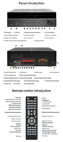 Amplificateur audio domestique coaxial optique de classe AB Kinma Surround Sound 5.1 canaux, récepteur AV
