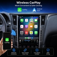 RoadNavi RN-080 GPS Android CarPlay de 12.1'' con Pantalla Dividida, Asistencia de Marcha Atrás, TV y Reproductor de CD para Infiniti Q50L 2015-2023 4G