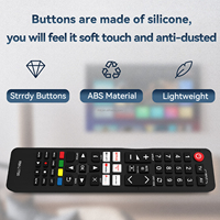 Nouvelle télécommande universelle pour téléviseur Panasonic, compatible avec tous les téléviseurs intelligents Panasonic, avec 6 boutons de raccourci - Aucun programme nécessaire