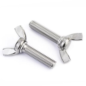 Tornillos de ala de acero inoxidable DIN 316 304 de alta calidad, tornillos de cabeza de mariposa, longitudes de 50mm, 80mm, M4 M5, M8, M10, M12, <span class=keywords><strong>M20</strong></span> - Product Image 3