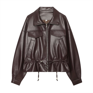 2026 Herbst Neue Modische Damen Freizeitjacke im Vintage-Stil, Winddicht, Umweltfreundlich, Gewebt, Schlicht, Vielseitig, mit Verstellbarer Taille, Kaschmir - Product Image 1