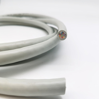 Câble de construction basse tension JZ-500-FC-PUR à 4 conducteurs, souple, blindé, résistant au liquide de refroidissement, avec gaine en PVC PUR et conducteur en cuivre, IP54