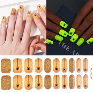 Envolturas semicuradas Pegatinas de uñas de gel de larga duración Diseño de uñas pastel 100% Pegatinas de uñas Pegatinas de esmalte de uñas de endurecimiento Uv - Product Image 4
