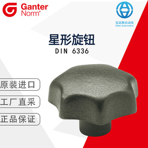 Bouton de commande Ganter DIN6336 M10 en fonte pour machines industrielles - Product Image 5