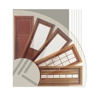 Puerta Plegable Vertical Moderna de Estilo Europeo de Madera Maciza para Apartamento con Malla de Acero Inoxidable