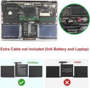A1708 A1713 Batería para A2171 A2159 A2289 A2338, Compatible con MacBook Pro 13 Pulgadas (Finales de 2016, Mediados de 2017, Mediados de 2019, 2020) - Product Image 5
