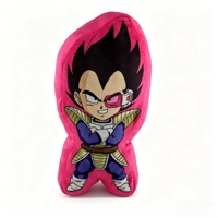 Coussin décoratif en forme de guerrier Saiyan d'anime, écologique, personnalisable, rembourré en coton PP court, pour canapé et lit, vente en gros