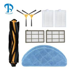 Cepillo giratorio principal Filtro primario Filtro HEPA Kit de accesorios de tela de mopa apto para crear piezas de Robot <span class=keywords><strong>aspirador</strong></span> <span class=keywords><strong>IKOHS</strong></span> NETBOT S18 - Product Image 1