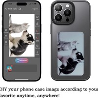 Coque de téléphone à écran e-ink NFC ultra-mince à quatre couleurs Coque de téléphone portable personnalisée DIY personnalisée