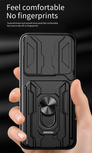 Funda Protectora para Teléfono con Ranura para Tarjetas, Ventana Deslizante para Protección de la Lente, Soporte Magnético, Resistente a Golpes para <span class=keywords><strong>Oppo</strong></span> <span class=keywords><strong>Find</strong></span> X9 Pro/X9/X8 Pro - Product Image 3