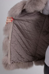 QIUCHEN QC8006 in vera pelliccia di volpe Gilet donna Gilet di <span class=keywords><strong>alta</strong></span> qualità modello di <span class=keywords><strong>moda</strong></span> all'ingrosso - Product Image 6