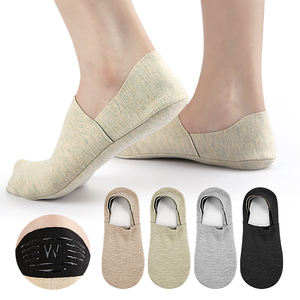 No Show Chaussettes Mocassins antidérapants Sneaker Flats Bateau <span class=keywords><strong>Chaussure</strong></span> Invisible Low Cut Liner Chaussettes en coton pour hommes et femmes - Product Image 6