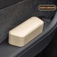 Supporto per Bracciolo Auto con Vano Portaoggetti, Altezza Regolabile, Supporto per Gomito Autoadesivo Antiscivolo, Decorazioni Auto