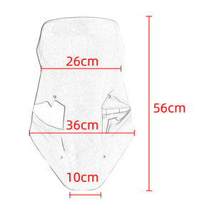 Parabrisas Doble Burbuja para Motocicleta, Deflector de Viento para Honda <span class=keywords><strong>XADV</strong></span> 750 XADV750 2021 2022 <span class=keywords><strong>2023</strong></span> 2024 2025 2026 - Product Image 6