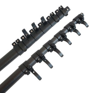 Vente directe d'usine, perche télescopique en fibre de carbone pour le nettoyage des fenêtres, système de nettoyage des panneaux solaires - Product Image 1