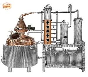 Máquina fracionária da destilação do álcool do equipamento da destilaria de Gin do destilador do álcool para industrial