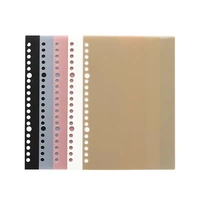 Carnet à spirale par sublimation personnalisé couverture en PVC logo ligne de déchirure facile doublure étanche de feuilles mobiles journaux en acrylique
