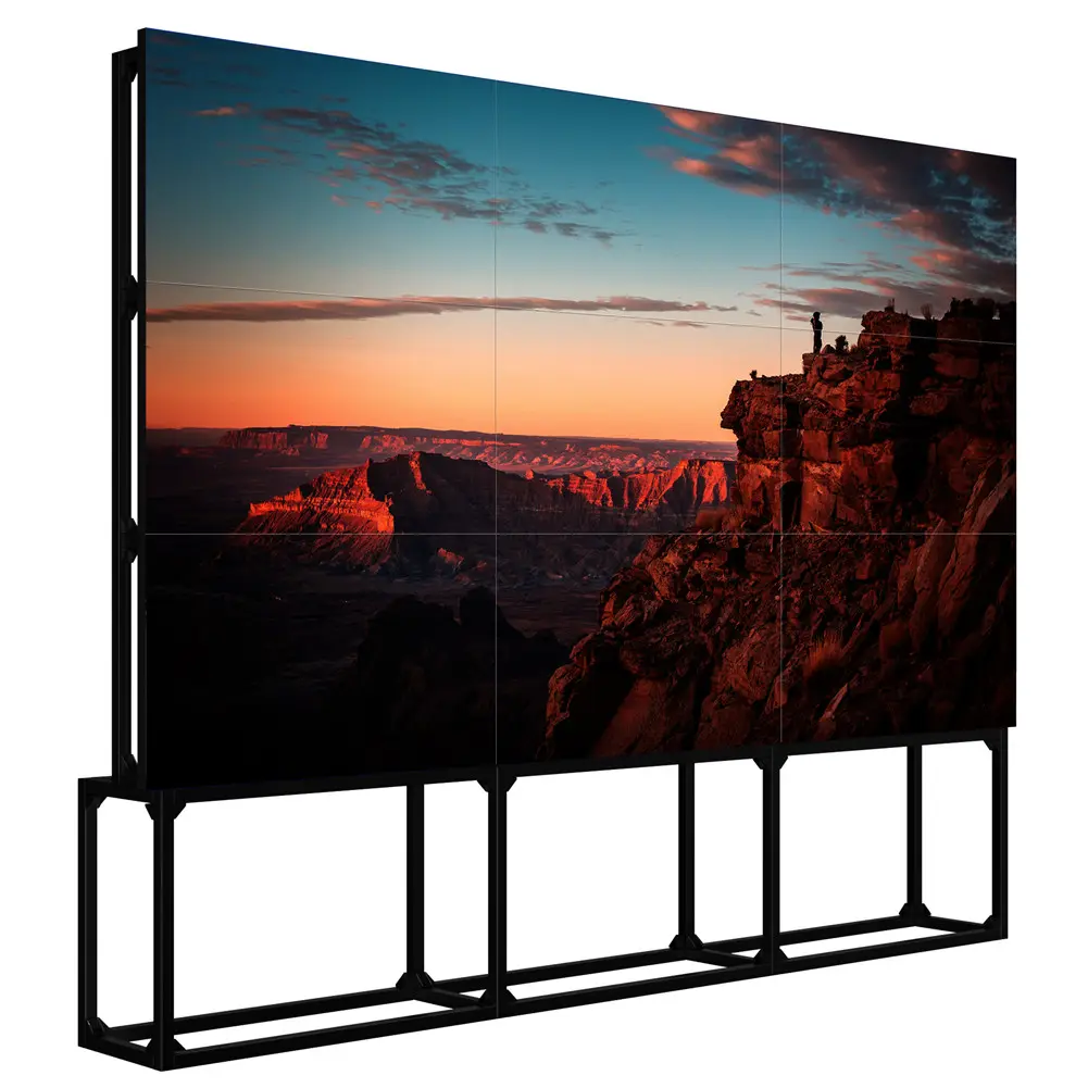 3x3 video wall 55 inch ad player 1080p digital signage led advertising truck LED digital signage