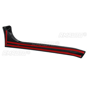 2 pièces Aileron latéral de vitre arrière de voiture Canards Splitter pour VW Golf 6 MK6 GTI/GTR/GTD 08-13 et Garnitures de phares avant - Product Image 5