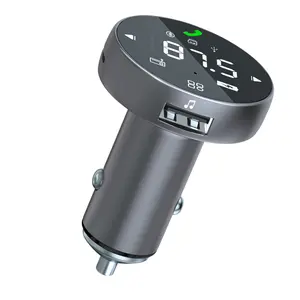 2023 BT 5.0 qc4.0 QC3.0 FM Transmitter MP3 máy nghe nhạc âm thanh Receiver tự động đa chức năng sạc điện Bluetooth xe Kit