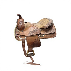Silla de montar de cuero vintage para adultos, equipo de carreras de caballos, estilo europeo, sillas de montar de cuero de buena calidad, precio económico. - Product Image 1