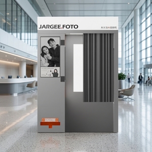 Macchina a gettoni professionale su misura della cabina fotografica Self-Service per le foto del passaporto - Product Image 1