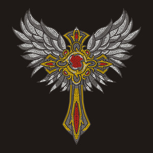 Mô hình cánh Rhinestone chuyển sắt-on nhiệt sửa chữa flatback phong cách cho hàng may mặc Túi giày bán buôn Bling <span class=keywords><strong>hotfix</strong></span> <span class=keywords><strong>Motif</strong></span> - Product Image 3