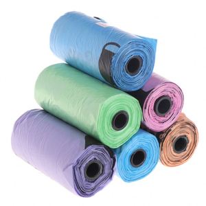 Eco-Friendly Bio Degradable Biodegradable Cornstarch Based <b>Compostable</b> Doggy Poo Dog Waste Poop <b>Bags</b> - Product Image 1