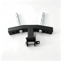 Poignée réglable multi-positions pour barre T Landmine avec poignées moletées chromées, accessoire de barre d'haltères pour la musculation en salle de sport